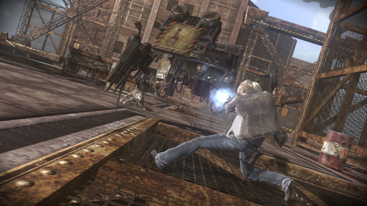 A screenshot of action in Resonance of Fate