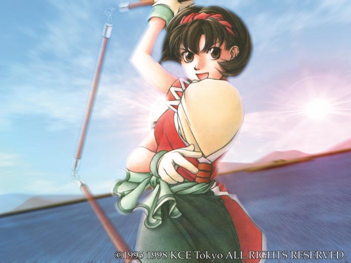 Artwork of Nanami from Suikoden II