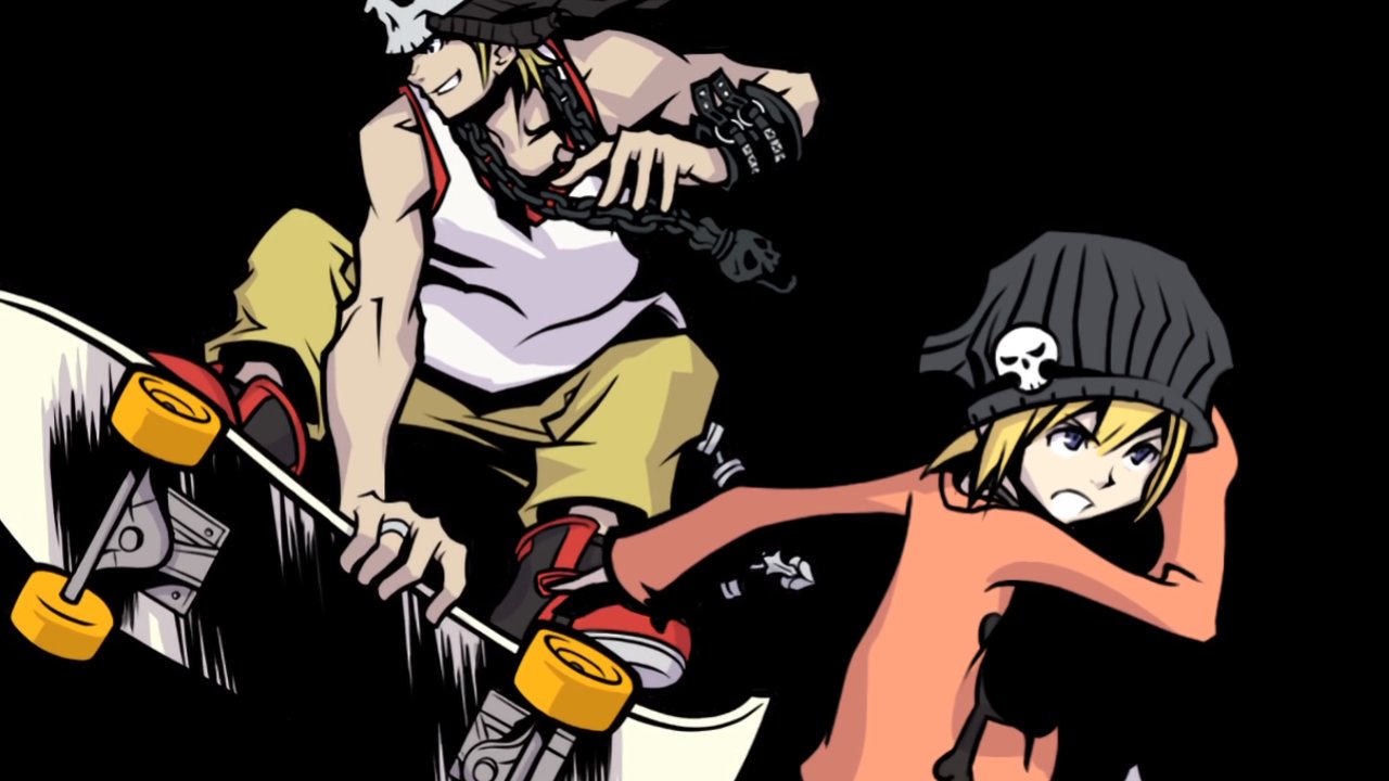 An image of Beat and Rhyme from The World Ends with You appearing like they are both ready to engage in battle.