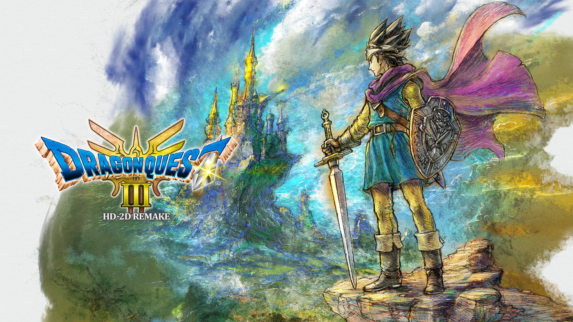 Artwork of Dragon Quest III HD-2D Remake