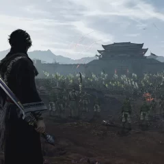 Dynasty Warriors: Origins Screenshot of a man looking out over a battlefield