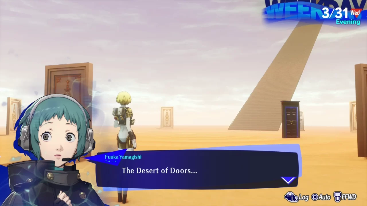 A screenshot of the new Desert of Doors safe zone.