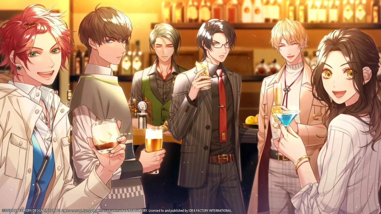 Several of the characters go out for some adult partying in Sympathy Kiss.